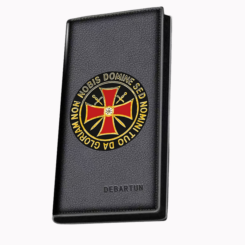 Interior Design Gold - Czerwony krzyż, wzór mieczy, złoty pierścień,