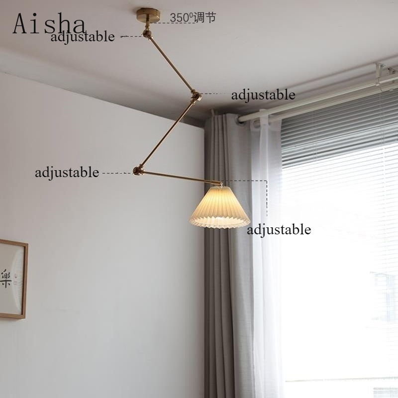 Nordycka Regulowana Lampa Wisz – Interior Design Gold recenzja i cena