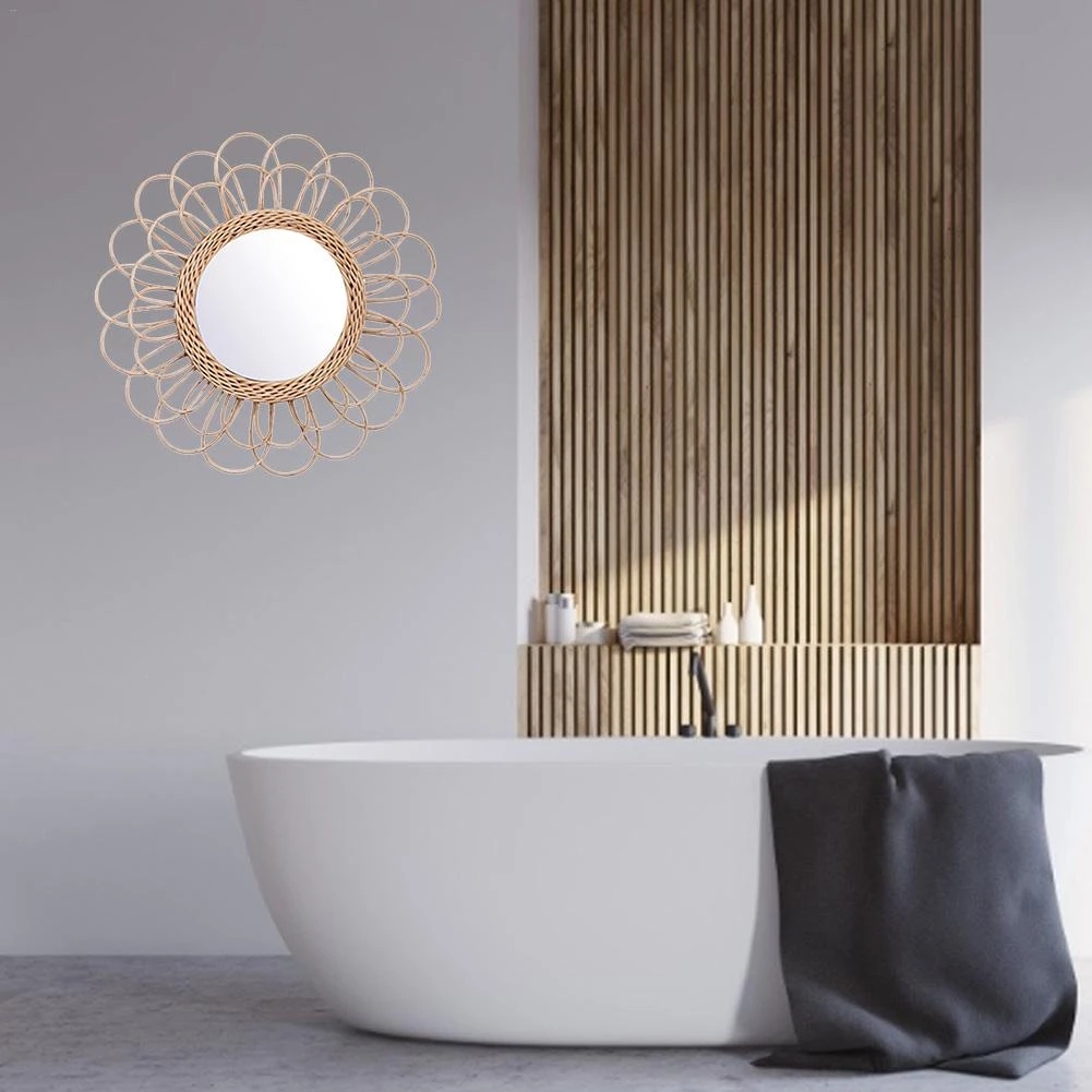Lustro rattanowe Innowacyjne s – Rattan Mirror Round recenzja i cena
