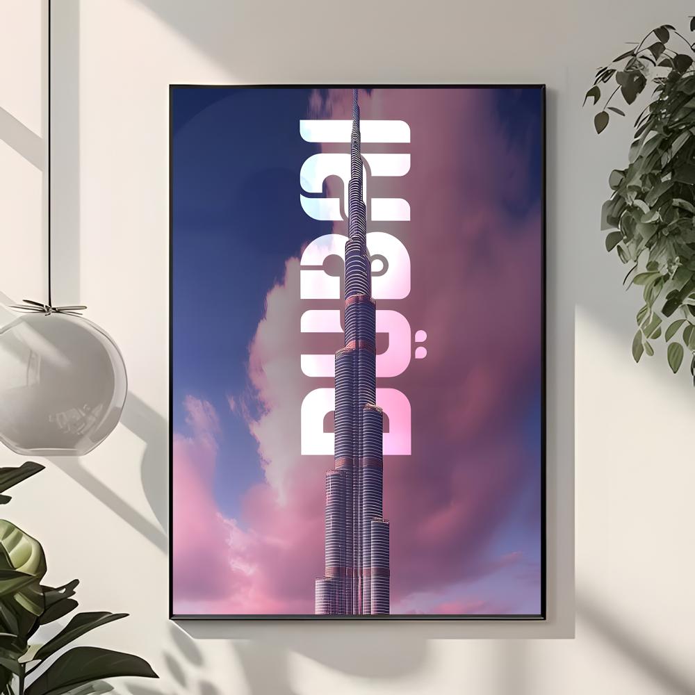 Plakat z motywem Burżu Chalify – Interior Design And Build recenzja i cena