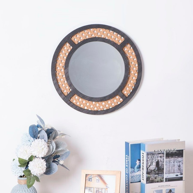 Kreatywne lustro dekoracyjne R – Rattan Mirror Round recenzja i cena