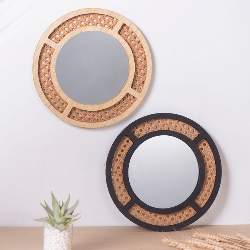 Kreatywne lustro dekoracyjne R – Rattan Mirror Round recenzja i cena