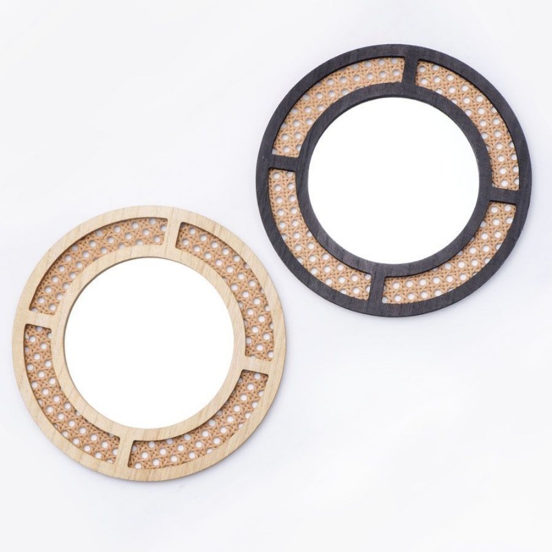 Kreatywne lustro dekoracyjne R – Rattan Mirror Round recenzja i cena