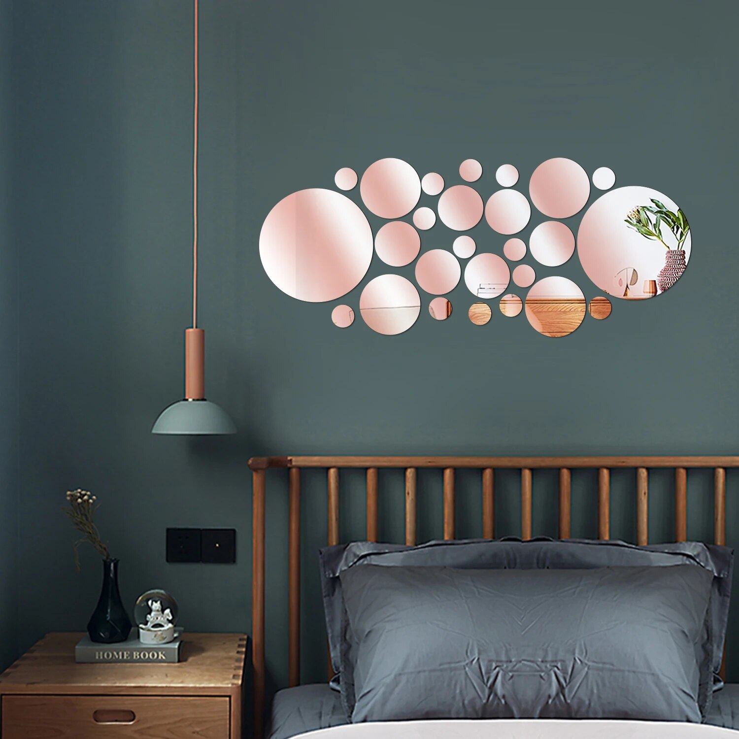 26 szt. Geometryczne okrągłe k – Rattan Mirror Round recenzja i cena
