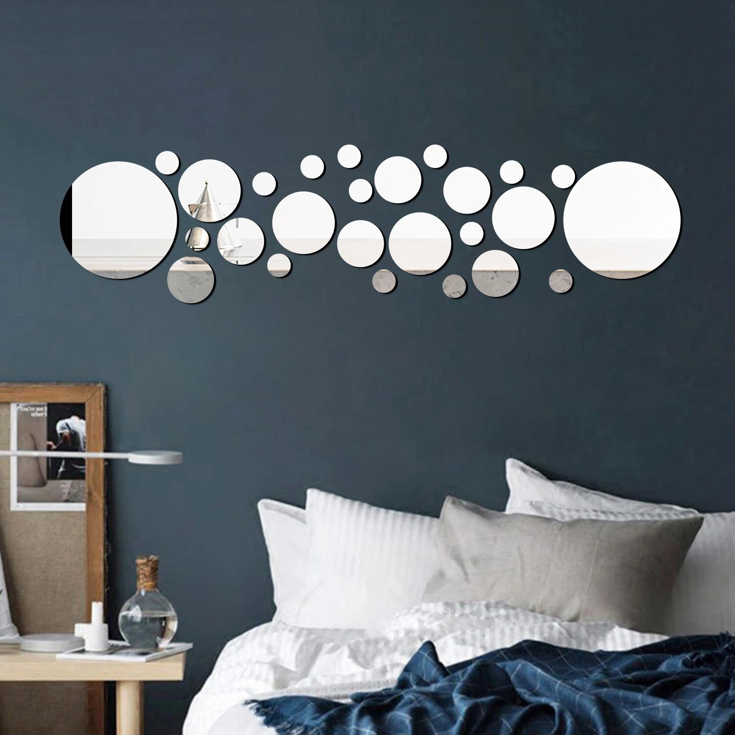26 szt. Geometryczne okrągłe k – Rattan Mirror Round recenzja i cena