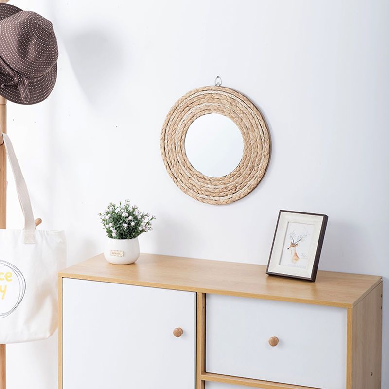 Rattanowe rękodzieło, dekoracy – Rattan Mirror Round recenzja i cena