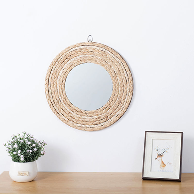 Rattanowe rękodzieło, dekoracy – Rattan Mirror Round recenzja i cena