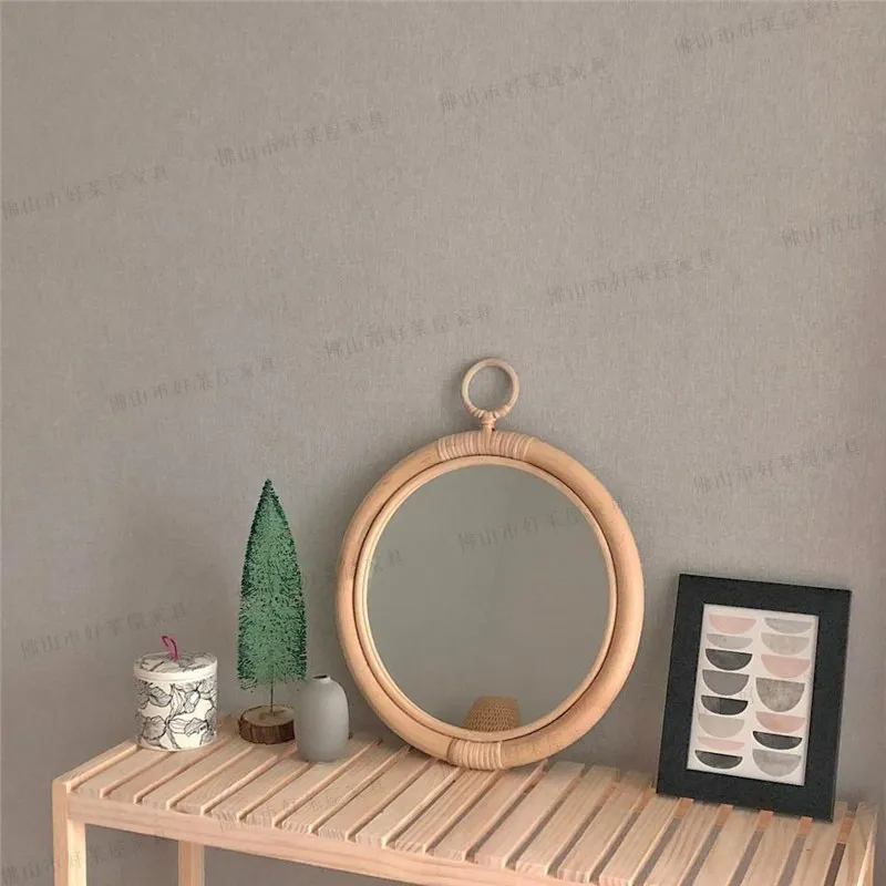 Okrągłe retro lustro z rattanu – Rattan Mirror Round recenzja i cena